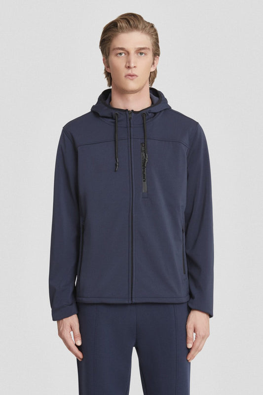 Felpa giubbino blu DOUG 3.0 - SOFTSHELL FLEECE