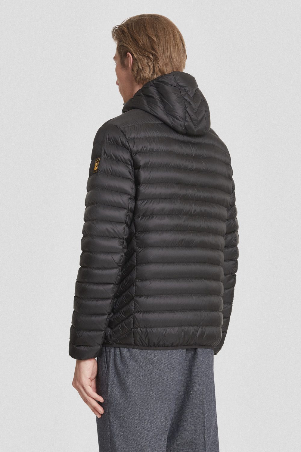 Piumino leggero nero con cappuccio FRANKLIN 3.0