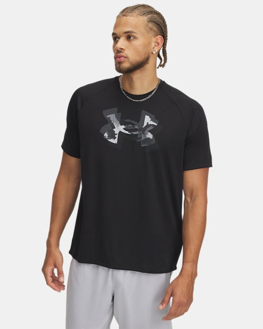 Maglia a maniche corte UA Tech™ Print Fill da uomo