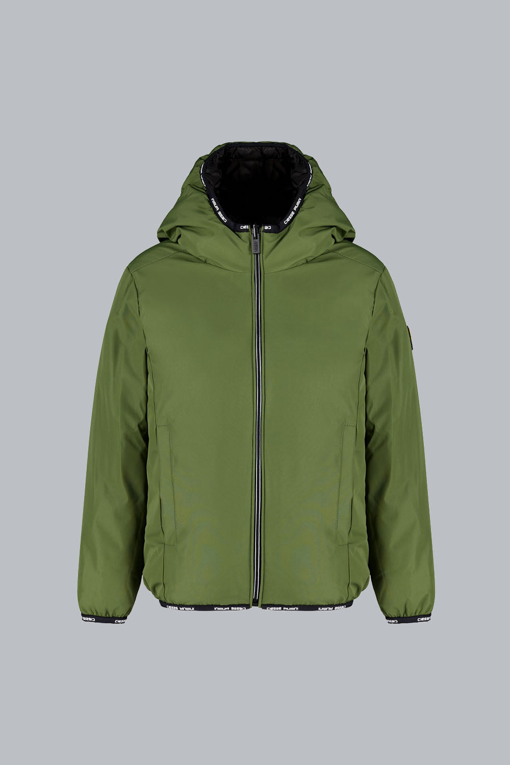 HENRY BOY – PIUMINO REVERSIBILE Verde Nero Kids