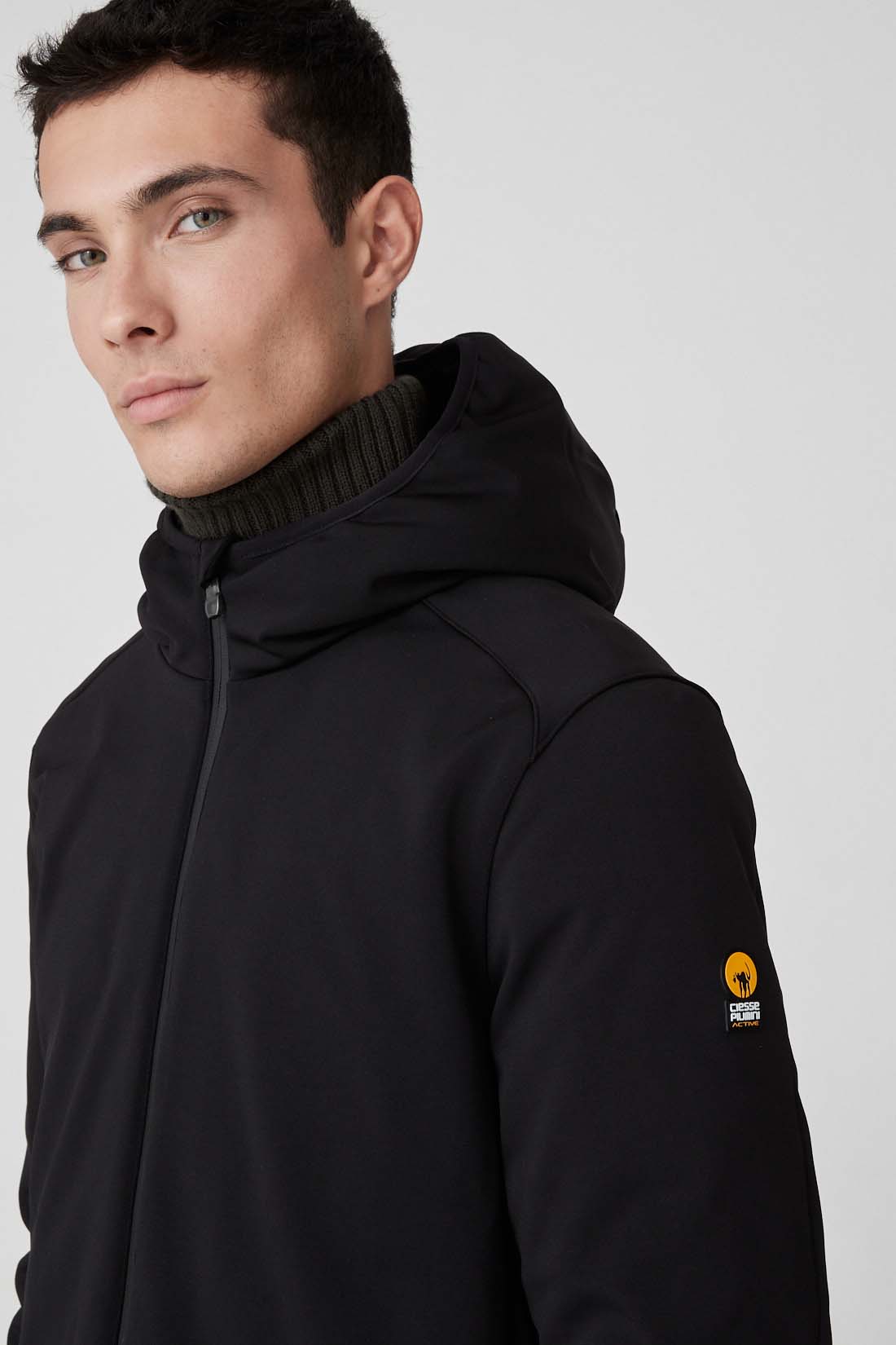 CLEM 2.0 – GIACCA NERA IN SOFTSHELL