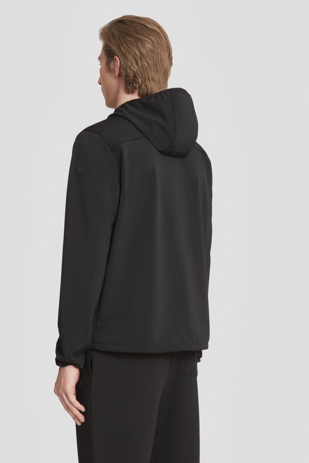 Felpa giubbino nera DOUG 3.0 - SOFTSHELL FLEECE