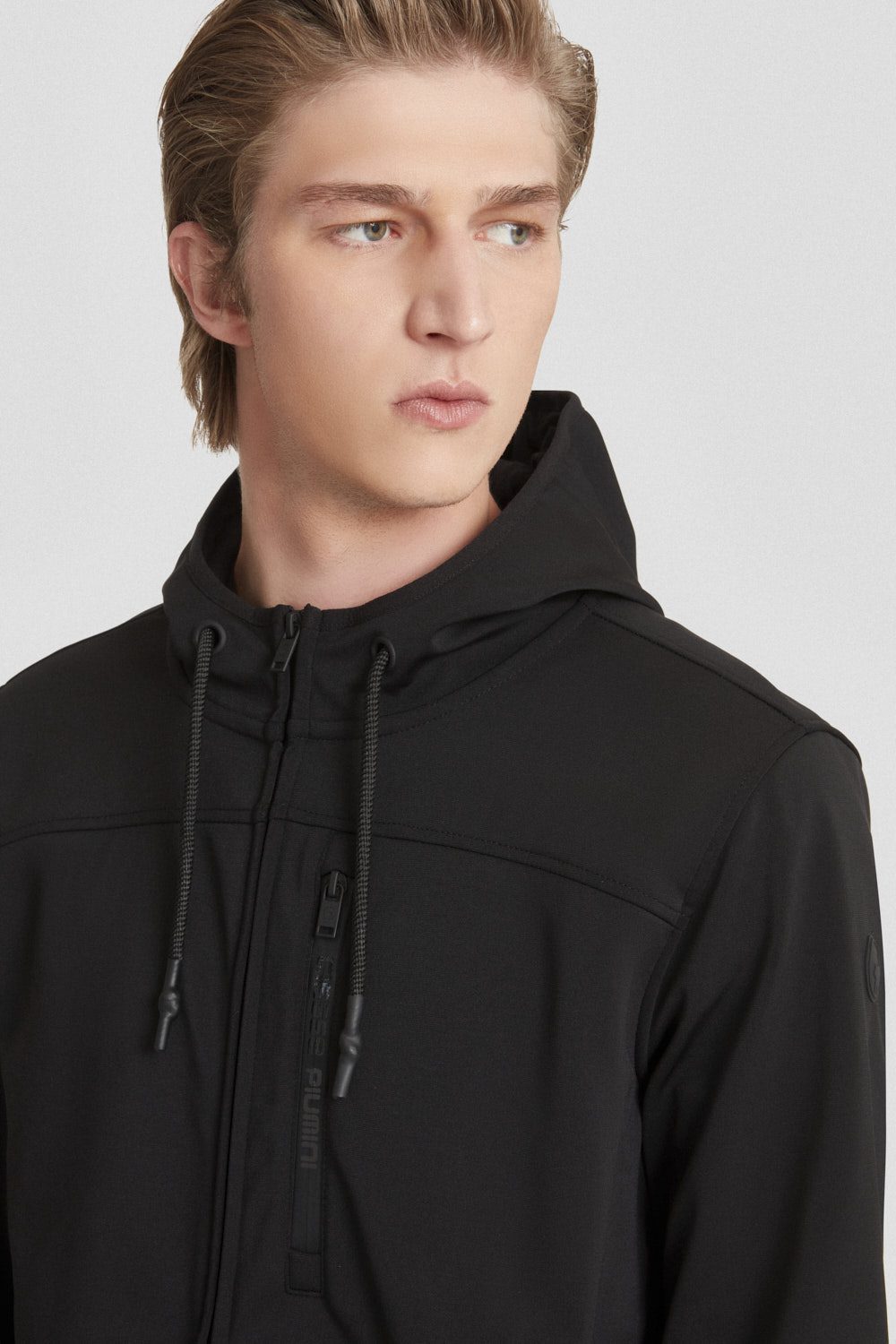 Felpa giubbino nera DOUG 3.0 - SOFTSHELL FLEECE