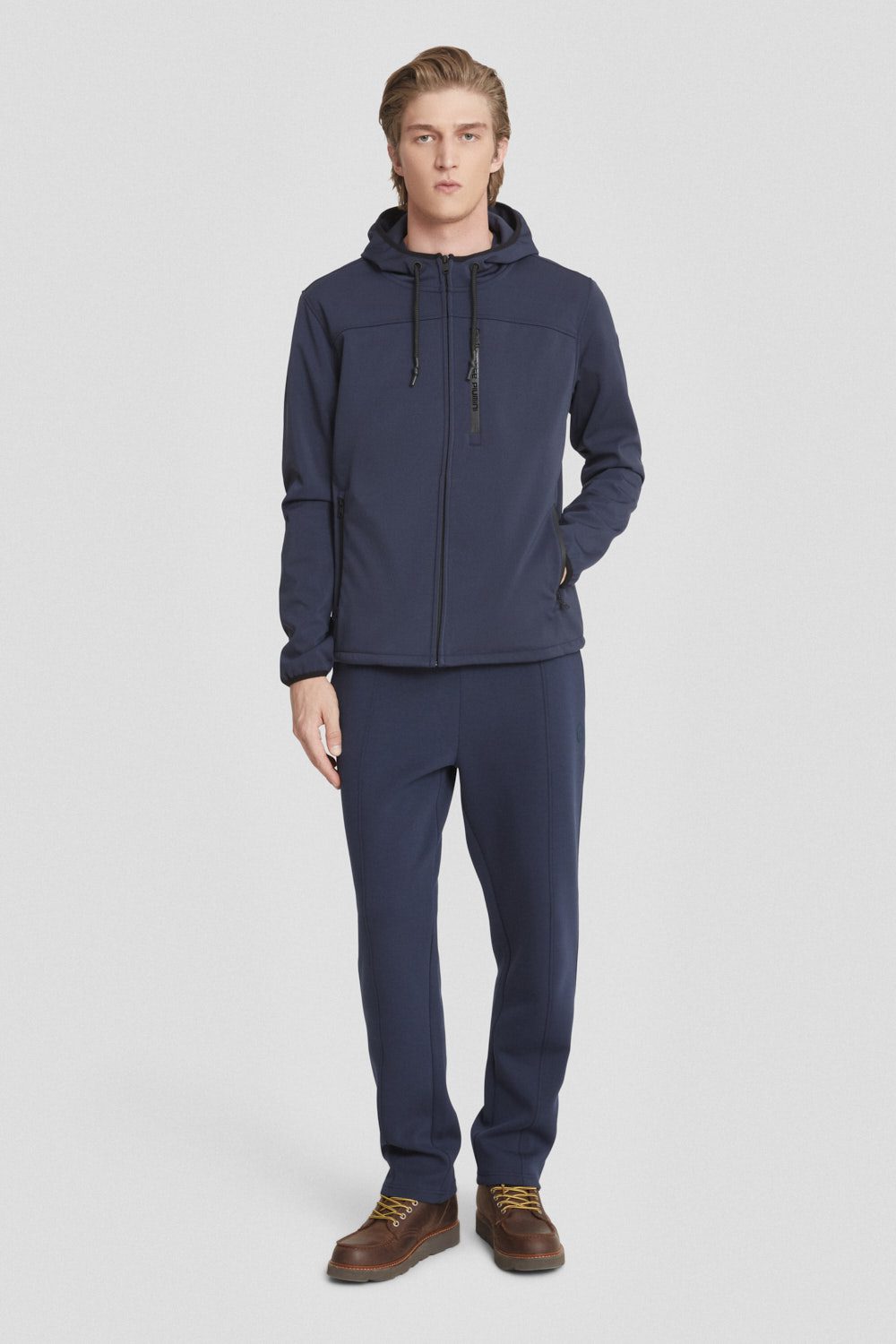Felpa giubbino blu DOUG 3.0 - SOFTSHELL FLEECE