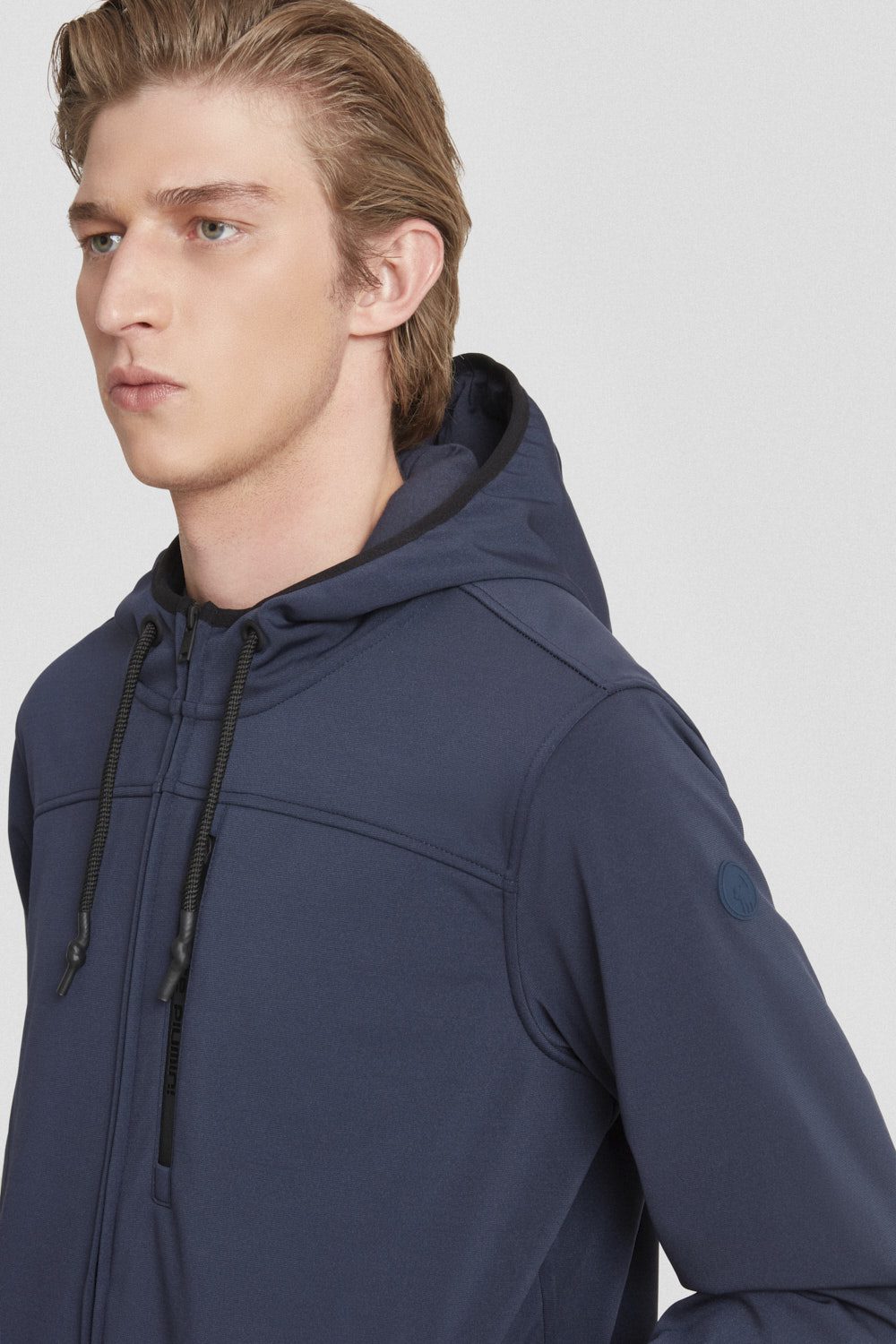 Felpa giubbino blu DOUG 3.0 - SOFTSHELL FLEECE