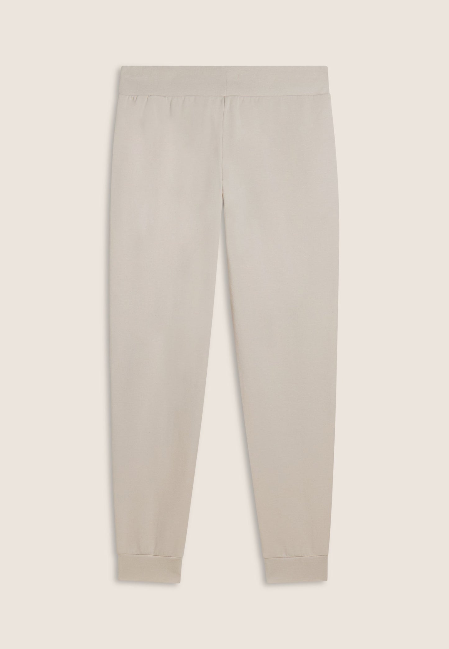 Pantaloni sportivi da donna con polsini e strass bicolore