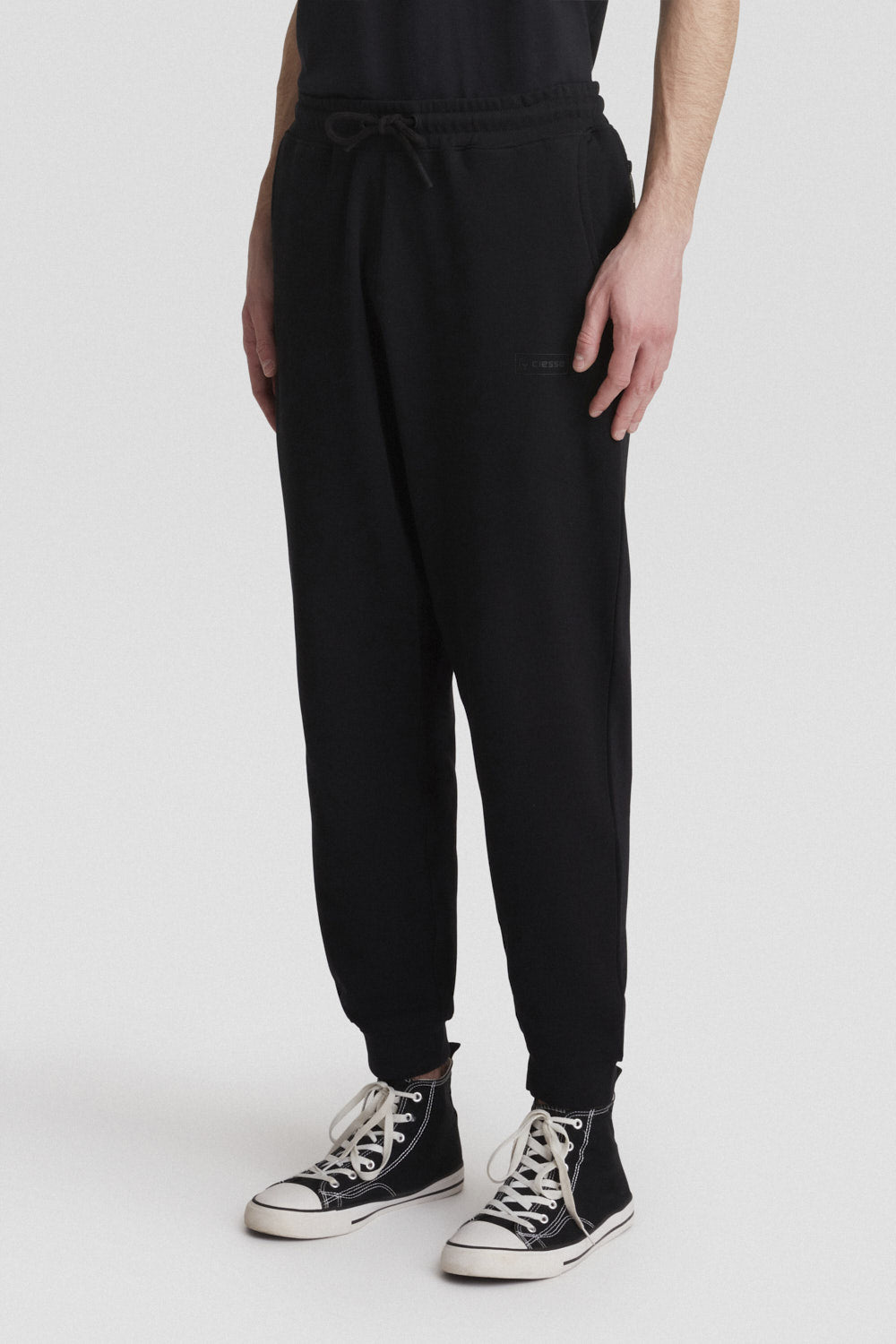 FLAX 3.0 - FLEECE COTTON PANTS NERO