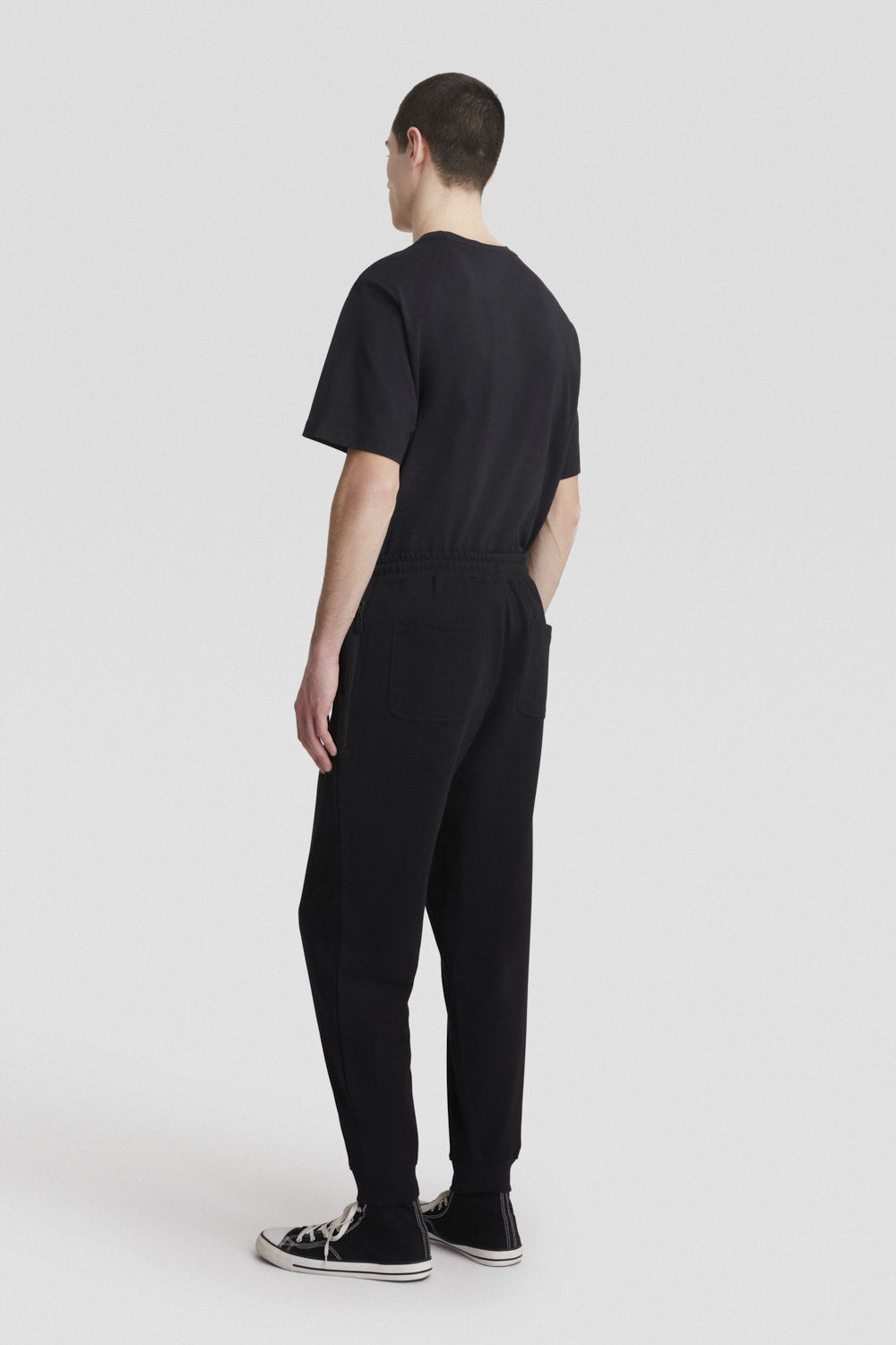 FLAX 3.0 - FLEECE COTTON PANTS NERO