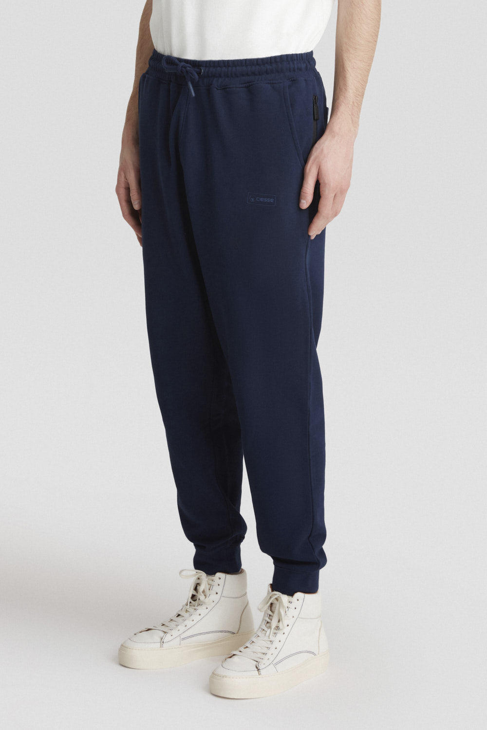 FLAX 3.0 - FLEECE COTTON PANTS BLU