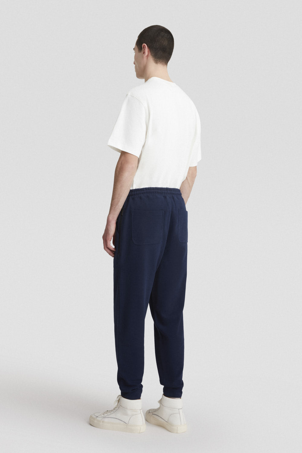 FLAX 3.0 - FLEECE COTTON PANTS BLU