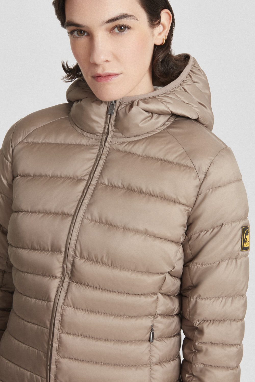 Piumino corto caribou trapuntato FLORA 5.0