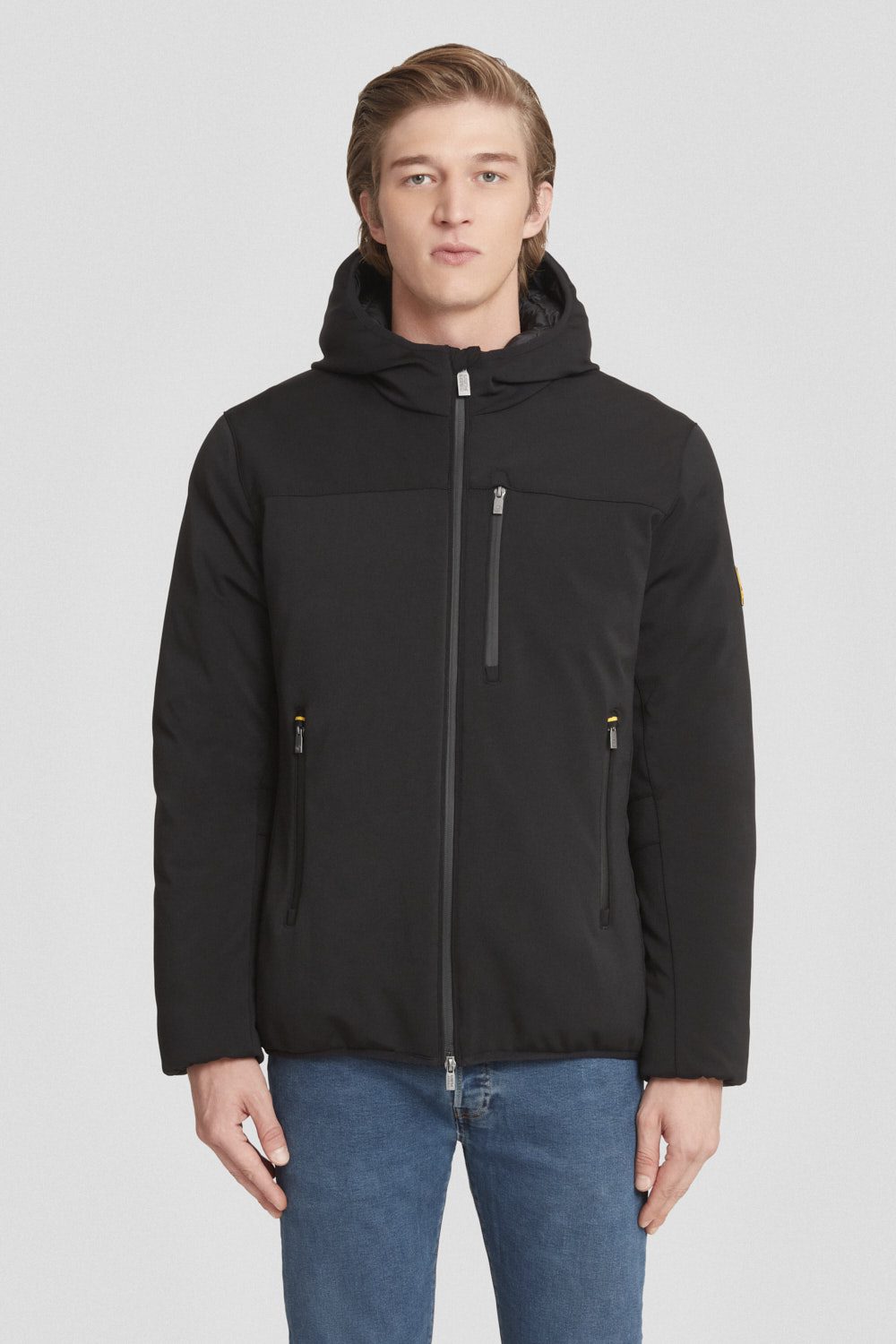 Giacca corta nera in softshell JAYDEN 3.0