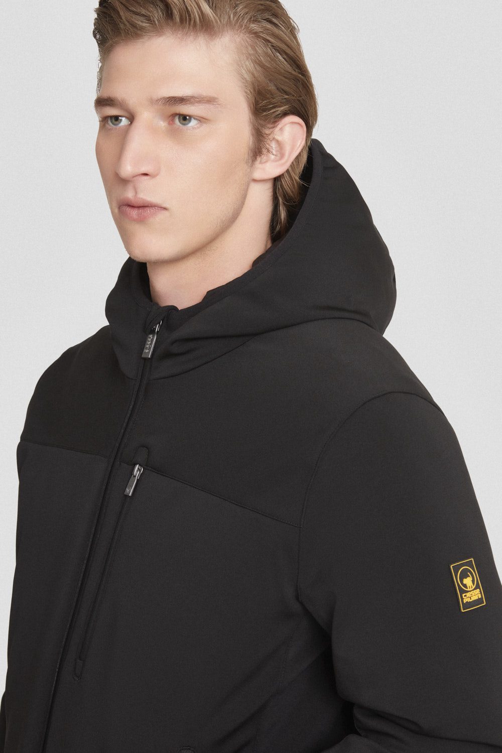 Giacca corta nera in softshell JAYDEN 3.0