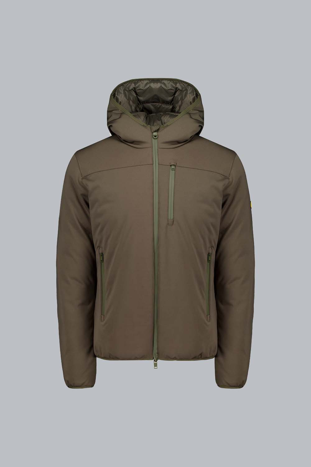 Giacca corta verde militare  in softshell JAYDEN 3.0