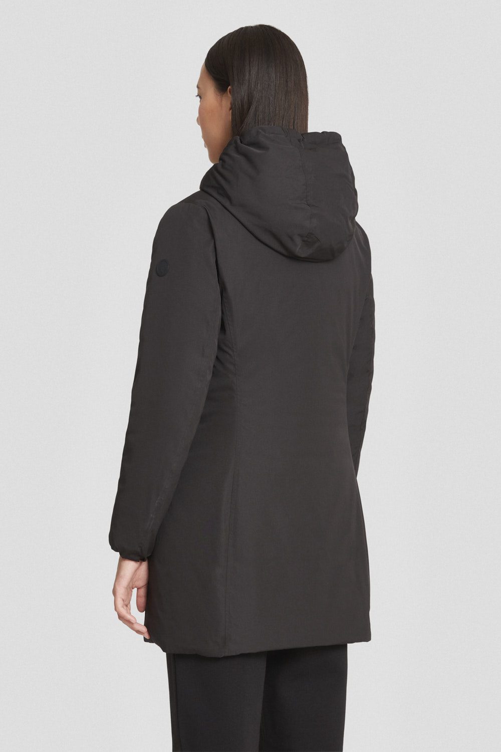 Piumino lungo nero reversibile KALIE 2.0