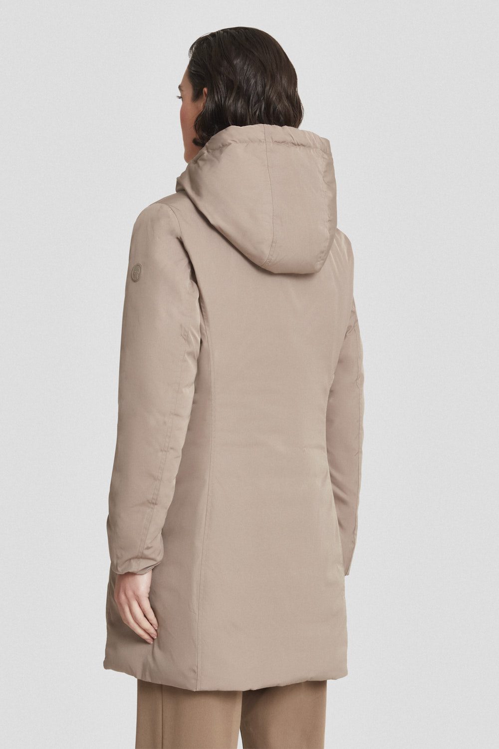 Piumino lungo marrone reversibile KALIE 2.0