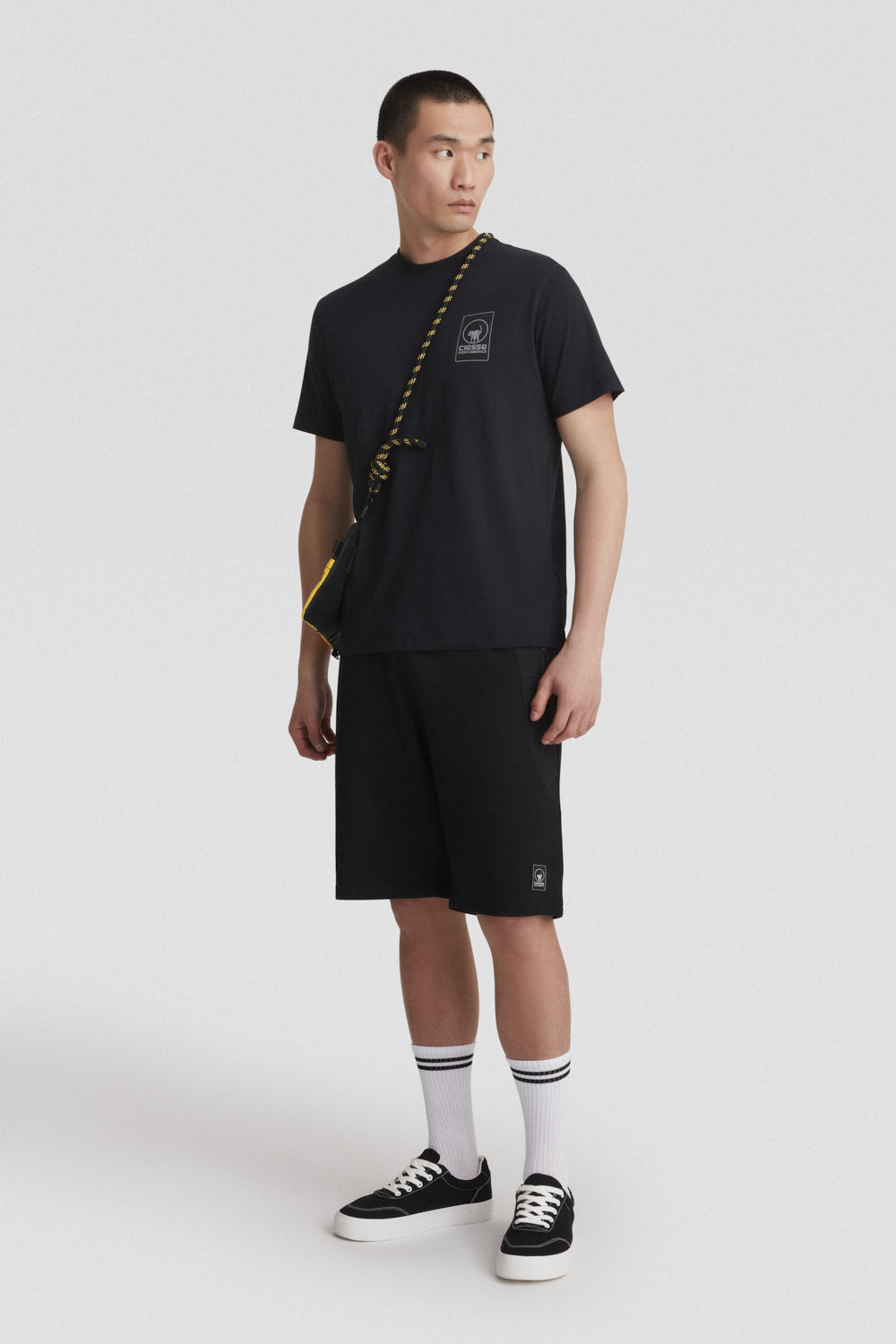 LIGY - PRINTED T-SHIRT BLACK