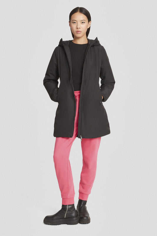 Giacca lunga imbottita con cappuccio Matilda