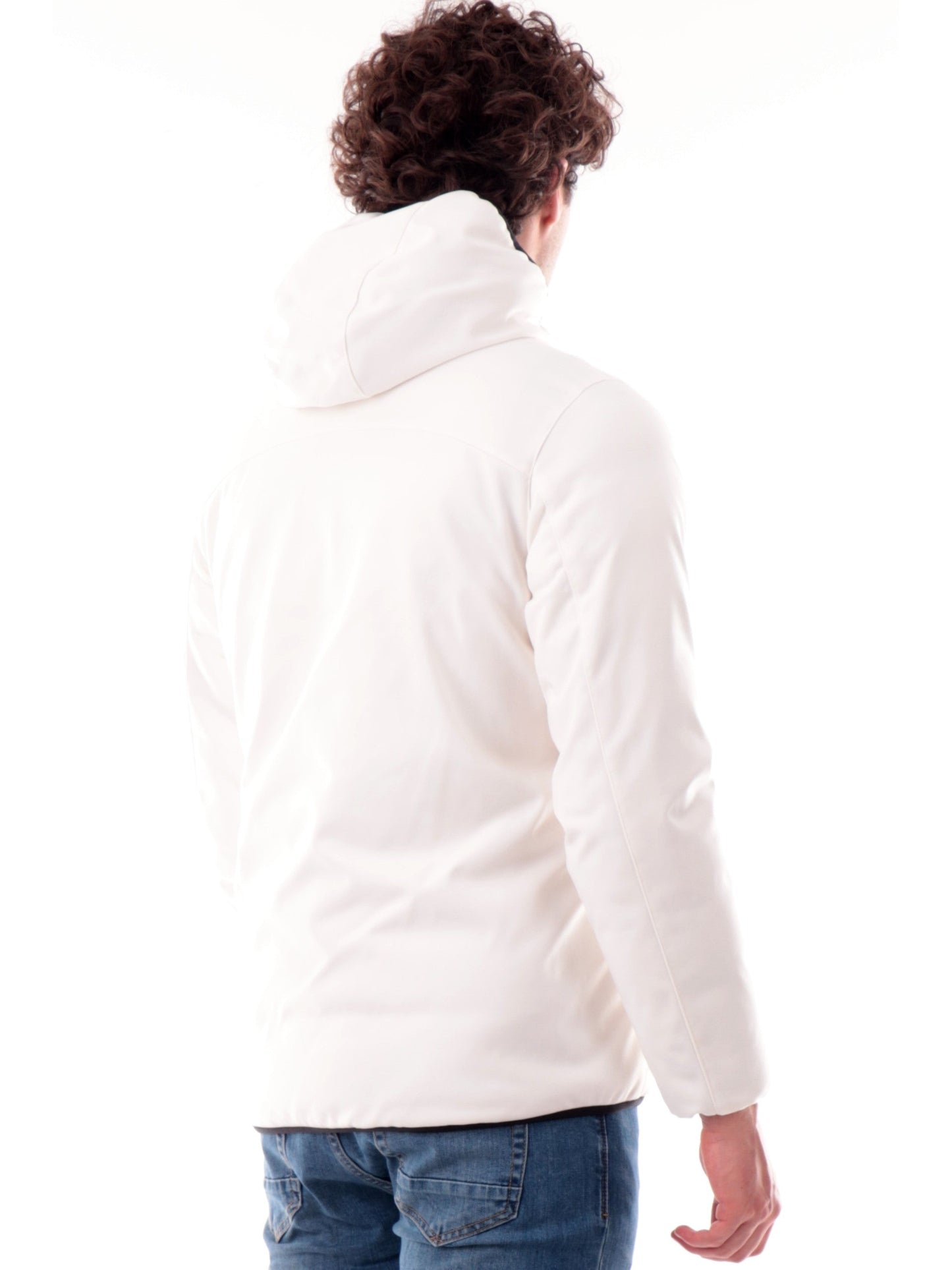 Giacca corta bianco  in softshell JAYDEN 3.0
