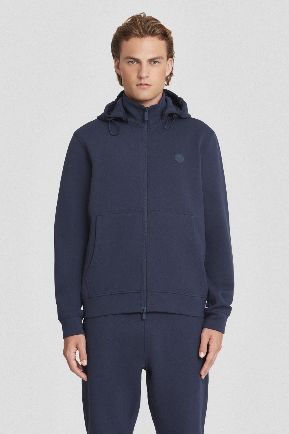 Felpa Ciesse Naku 2.0 Tech Hoodie Fleece blu uomo taglia M