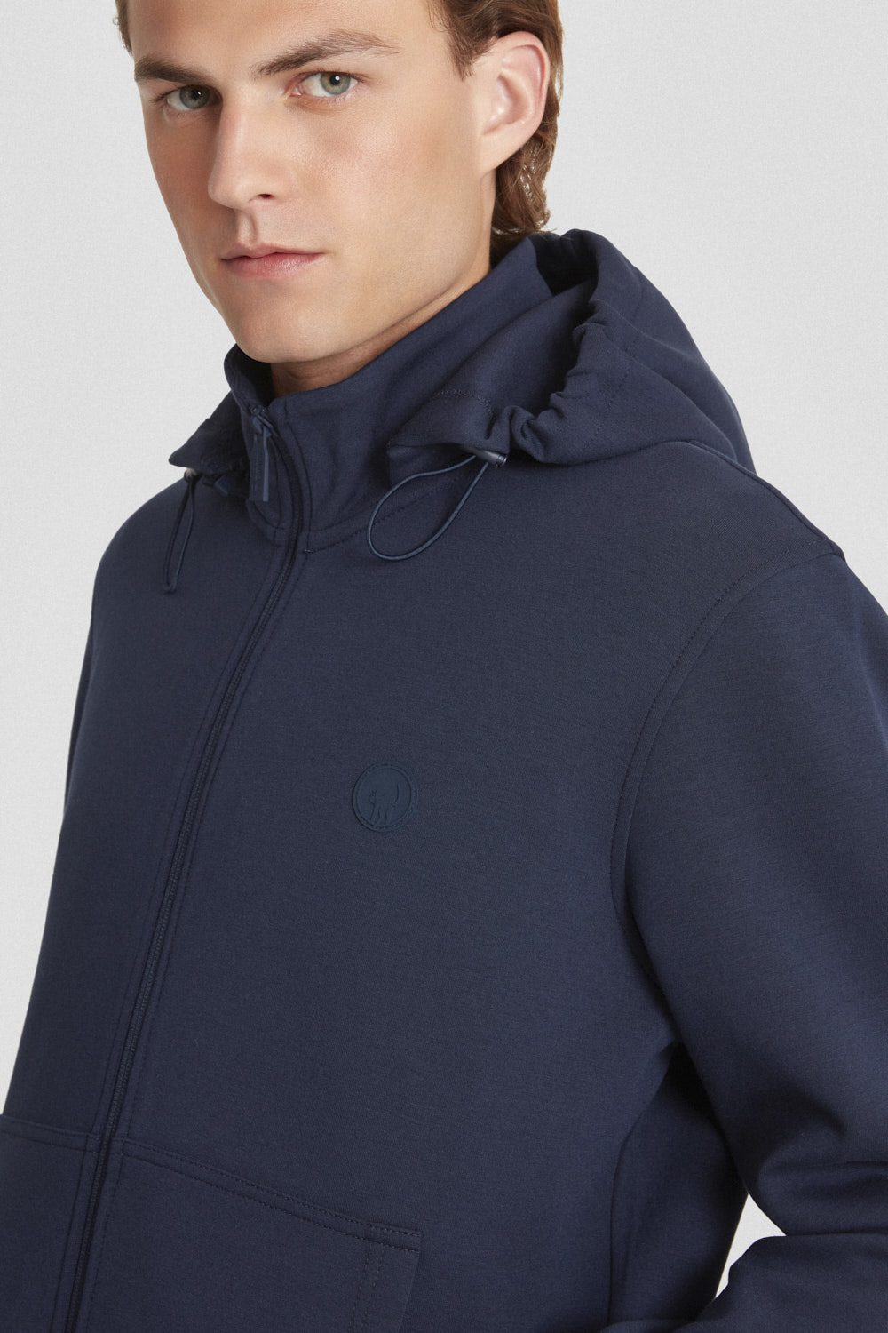 Felpa Ciesse Naku 2.0 Tech Hoodie Fleece blu uomo taglia XL