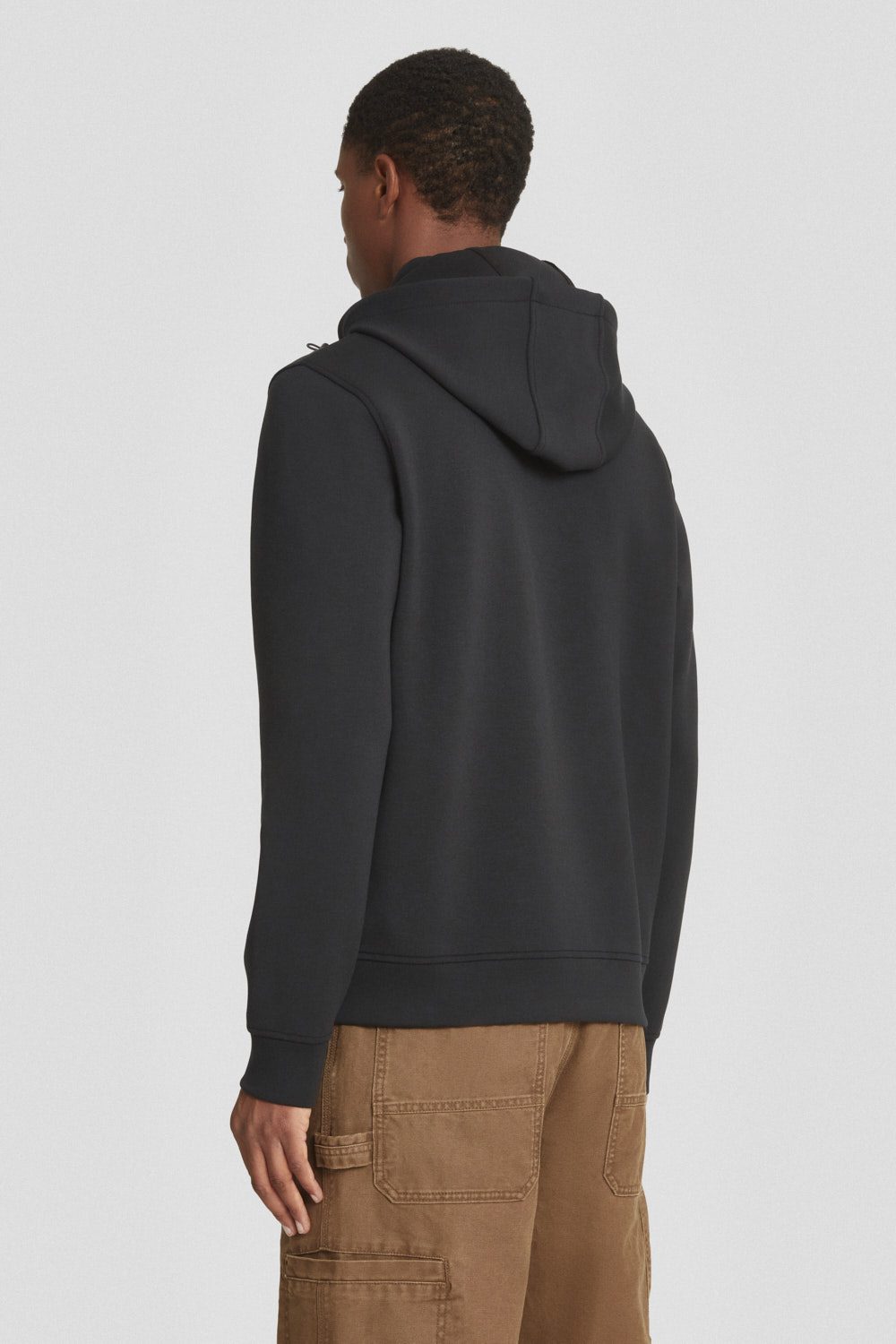 Felpa Ciesse Naku 2.0 Tech Hoodie Fleece nera uomo taglia XL