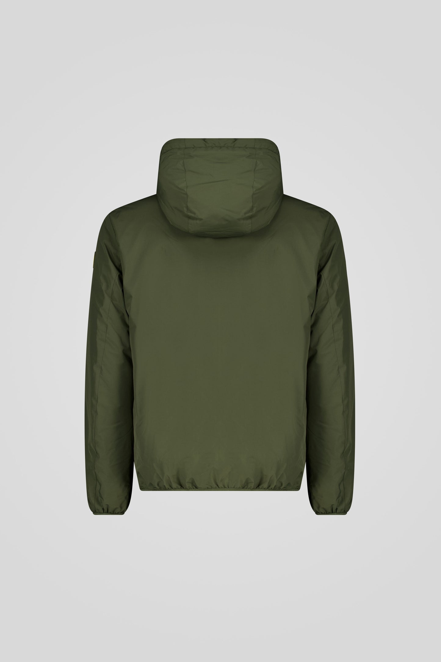 Giacca imbottita verde con cappuccio PETER