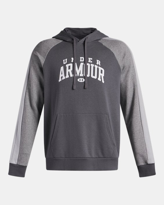 UA Rival Fleece Colorblock Felpa con cappuccio da uomo