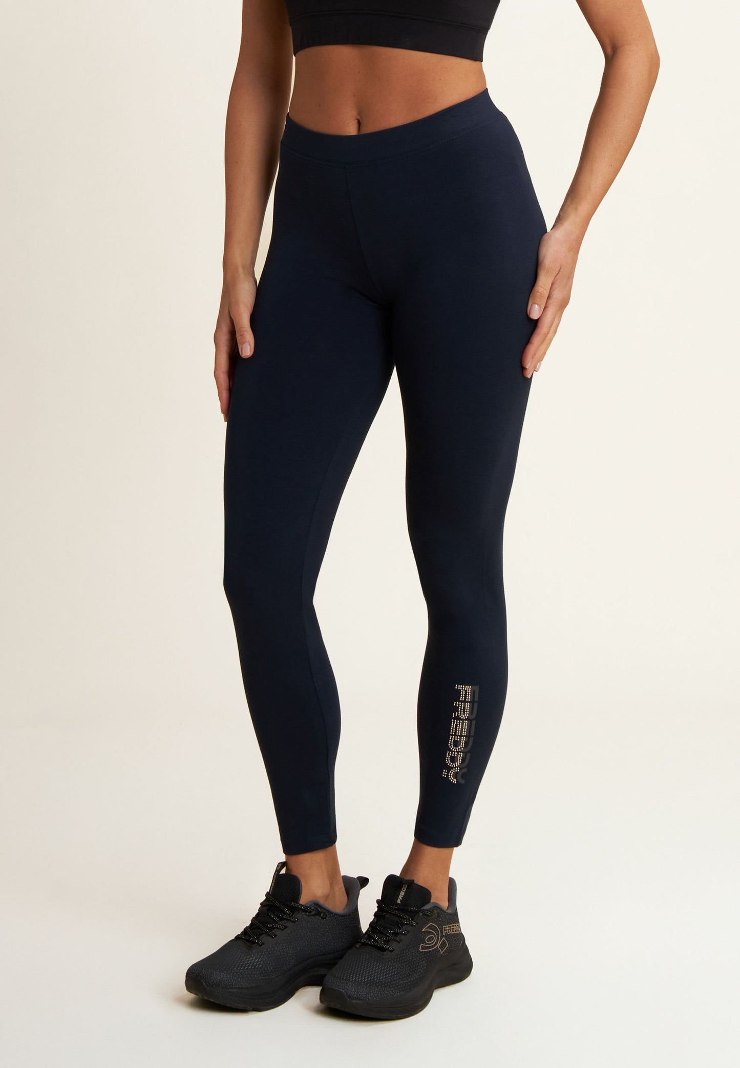 Leggings 7/8 Donna Heavy Jersey Stretch con Perline | Stile e Movimento