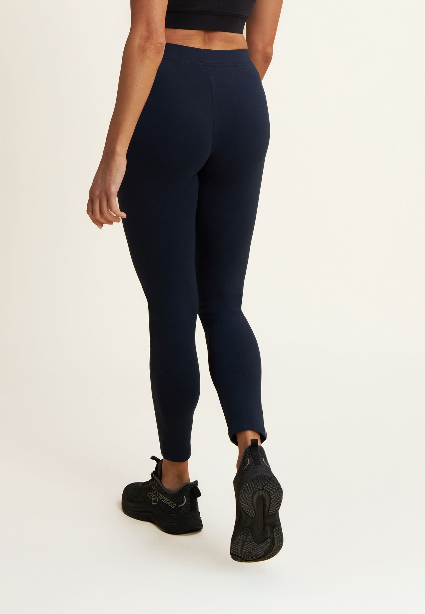 Leggings 7/8 Donna Heavy Jersey Stretch con Perline | Stile e Movimento