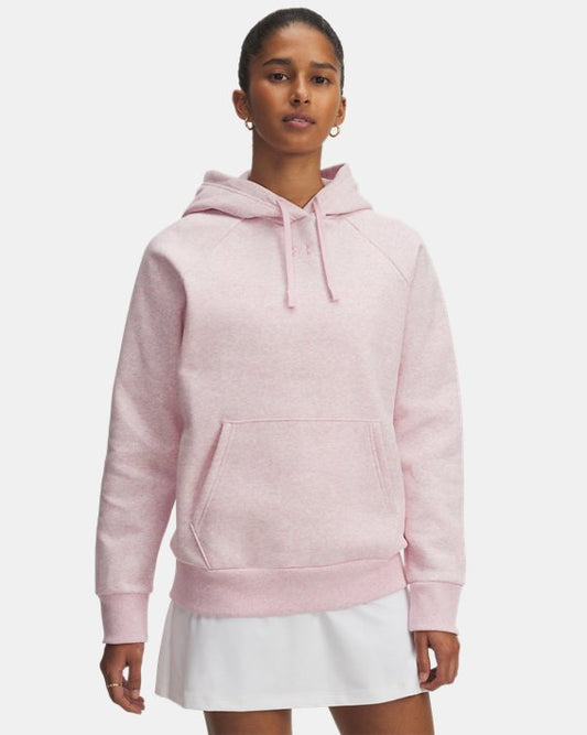 UA Rival Fleece Felpa con cappuccio da donna