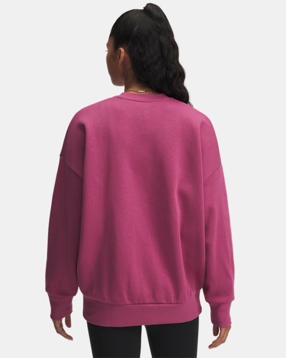 UA Rival Fleece Felpa Oversized Crew da donna