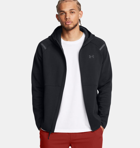 Felpa con cappuccio UA Unstoppable Fleece Full-Zip da uom