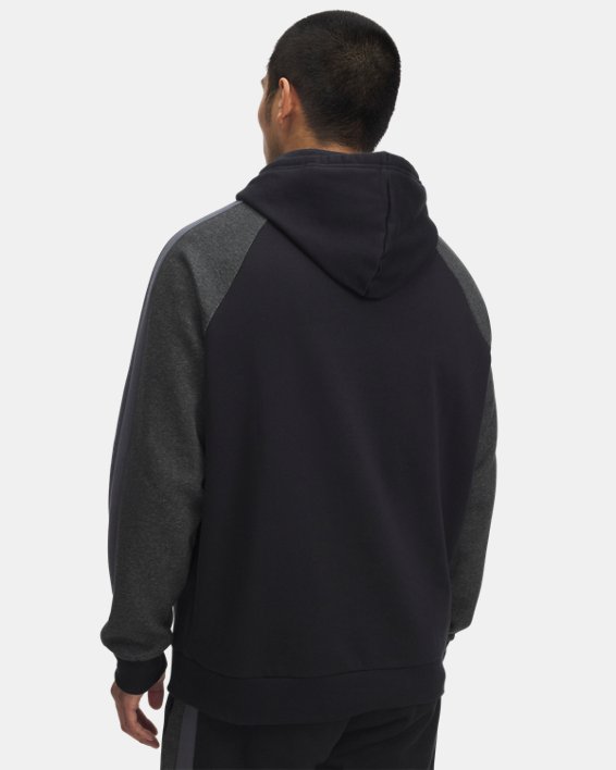 UA Rival Fleece Colorblock Felpa con cappuccio da uomo