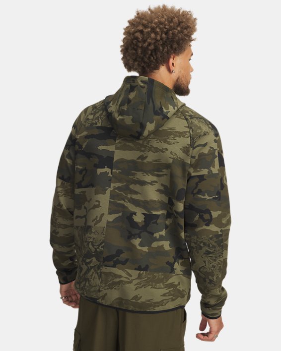 UA Unstoppable Fleece Camo Felpa Full Zip da uomo