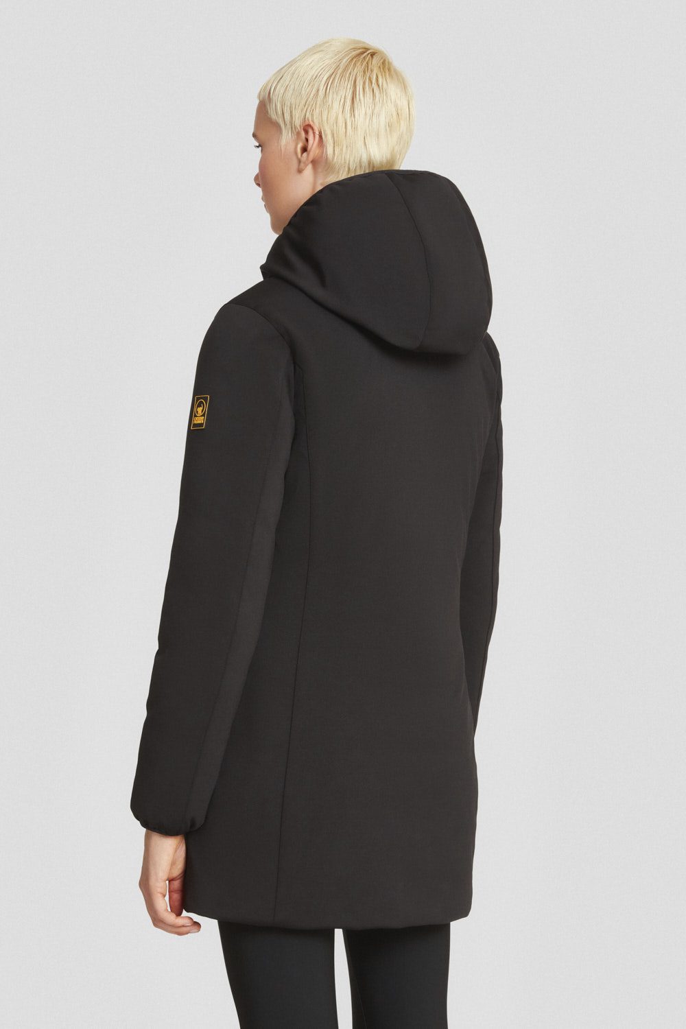 Giacca lunga nero in softshell YSABEL 3.0