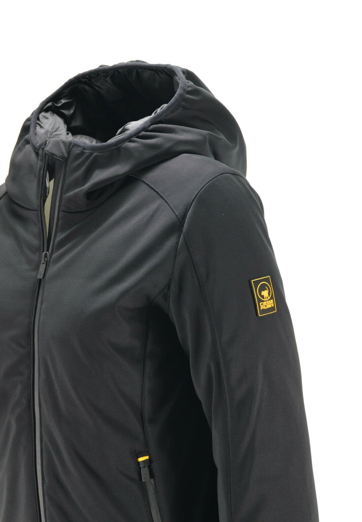 Piumino Corto Donna YSABEL SH Nero con Cappuccio